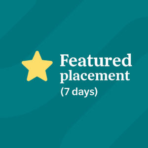 product promotion – featured placement (7 days)